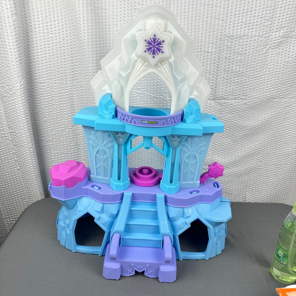 Fisher Price Little People Disney Frozen Castle Elsa's Ice Palace Lights Sounds
